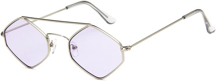Женские солнцезащитные очки «кошачий глаз», модные многоугольные солнцезащитные очки в винтажном стиле с металлической оправой и защитой от УФ-излучения UV400 TKKTLLT, Silver-purple
Женские солнцезащитные очки «кошачий глаз», модные многоугольные солнцезащитные очки в винтажном стиле с металлической оправой и защитой от УФ-излучения UV400 TKKTLLT, Silver-purple