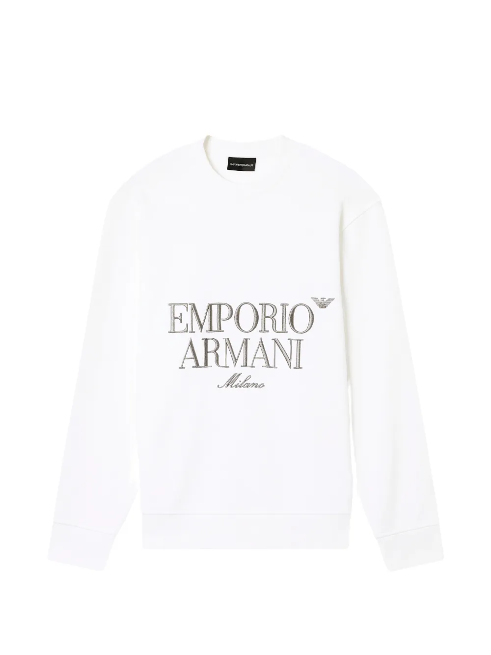 Свитшот с логотипом Emporio Armani, белый
Свитшот с логотипом Emporio Armani, белый