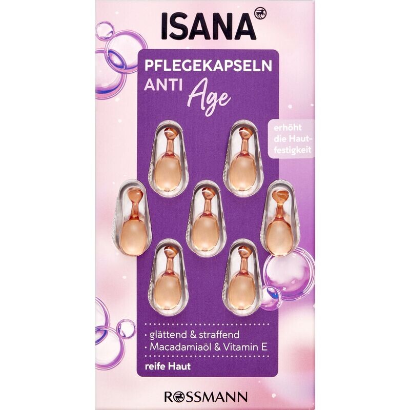 Капсулы для антивозрастного ухода ISANA, 7 шт.
Капсулы для антивозрастного ухода ISANA, 7 шт.