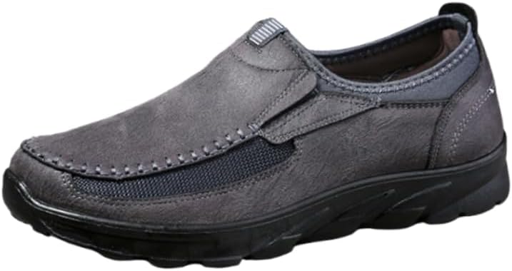 Мужские лоферы однотонного цвета - дышащие и стильные, с подошвой и стелькой из ПУ. Повседневная спортивная обувь для осени и зимы. Подходит для работы Hoalox, серый
Мужские лоферы однотонного цвета - дышащие и стильные, с подошвой и стелькой из ПУ. Повседневная спортивная обувь для осени и зимы. Подходит для работы Hoalox, серый