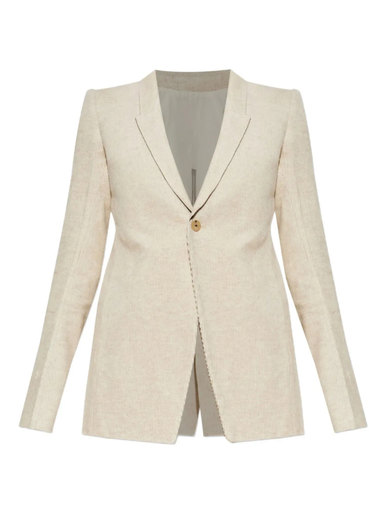 Вельветовый блейзер Рика Оуэнса Rick Owens, нейтральный
Вельветовый блейзер Рика Оуэнса Rick Owens, нейтральный