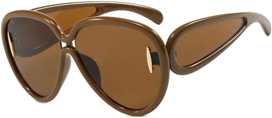 Большие круглые солнцезащитные очки в стиле панк для женщин, овальные солнцезащитные очки в стиле стимпанк для женщин, очки в крупной оправе Generic, M-114
Большие круглые солнцезащитные очки в стиле панк для женщин, овальные солнцезащитные очки в стиле стимпанк для женщин, очки в крупной оправе Generic, M-114