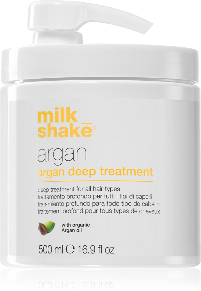 Средство для глубокого ухода с аргановым маслом для всех типов волос Milk_Shake, 500 мл
Средство для глубокого ухода с аргановым маслом для всех типов волос Milk_Shake, 500 мл