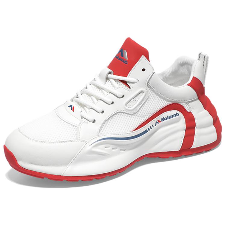 Kolumb Нескользящие и износостойкие дышащие низкие повседневные туфли для мужчин, белые и красные
Kolumb Нескользящие и износостойкие дышащие низкие повседневные туфли для мужчин, белые и красные