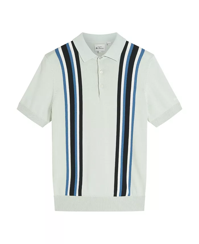 Мужская рубашка-поло с коротким рукавом и вертикальными полосками Ben Sherman, зеленый
Мужская рубашка-поло с коротким рукавом и вертикальными полосками Ben Sherman, зеленый