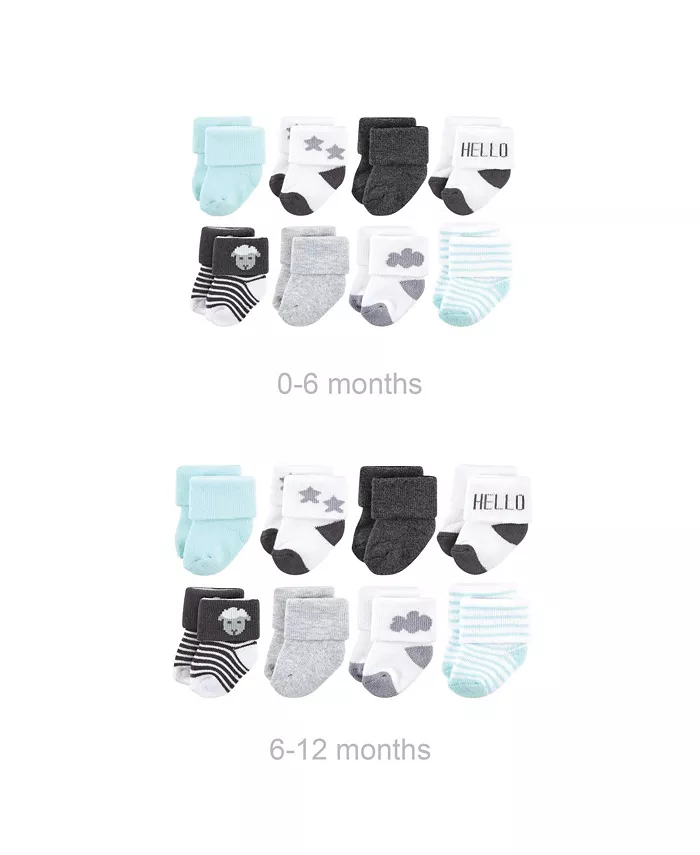 Детские носки Hudson унисекс "Расти вместе со мной" из хлопкового терры, овечки, 8 пар, 0-6 и 6-12 месяцев Hudson Baby, серый
Детские носки Hudson унисекс "Расти вместе со мной" из хлопкового терры, овечки, 8 пар, 0-6 и 6-12 месяцев Hudson Baby, серый