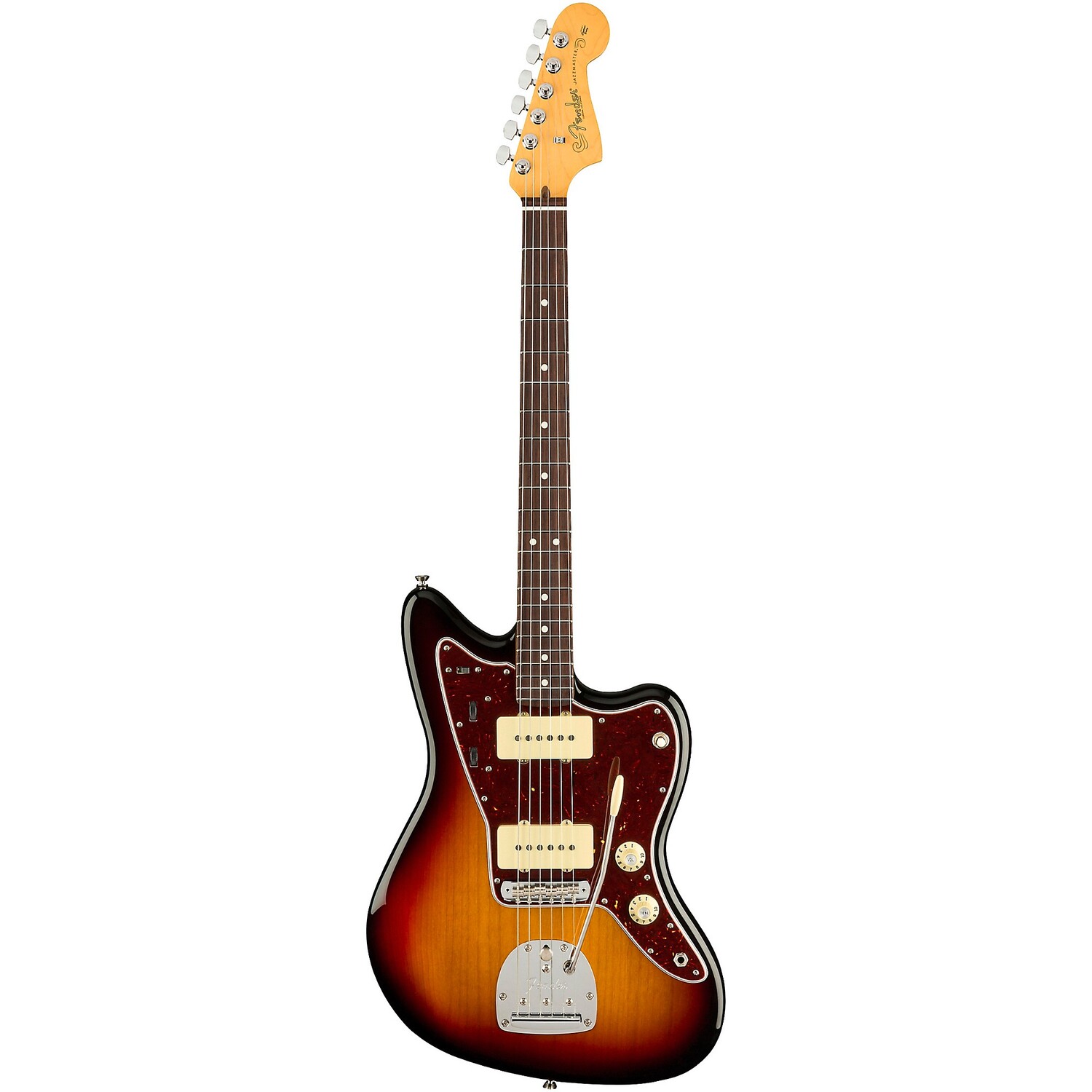Электрогитара Fender American Professional II Jazzmaster с накладкой из палисандра, 3 цвета, солнечные лучи
Электрогитара Fender American Professional II Jazzmaster с накладкой из палисандра, 3 цвета, солнечные лучи