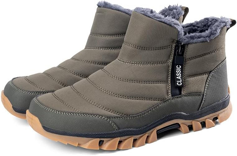Зимние мужские ботинки Снежные ботинки Мужские водонепроницаемые зимние ботинки Молния Широкий носок обувь С меховой подкладкой Минималистичная подошва с нулевым перепадом Soft Time Toy, зеленый
Зимние мужские ботинки Снежные ботинки Мужские водонепроницаемые зимние ботинки Молния Широкий носок обувь С меховой подкладкой Минималистичная подошва с нулевым перепадом Soft Time Toy, зеленый