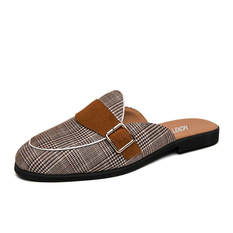 LEXON Мужские домашние тапочки с закрытым носком на резиновой подошве устойчивые к истиранию коричневые, цвет Brown
LEXON Мужские домашние тапочки с закрытым носком на резиновой подошве устойчивые к истиранию коричневые, цвет Brown