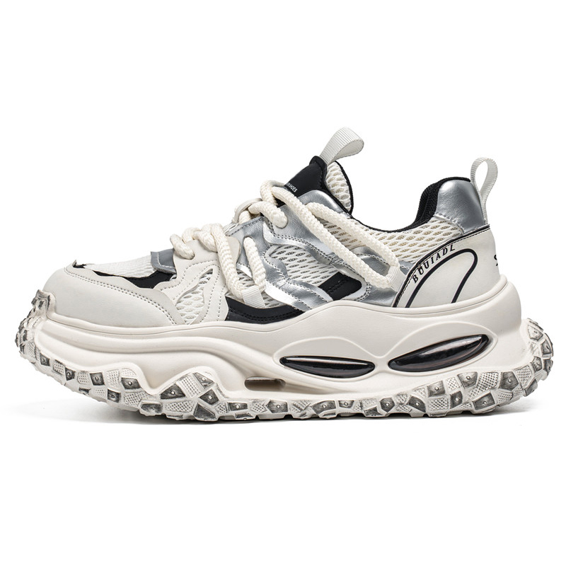 Низкие массивные кроссовки мужские Colorful Creations, White Black
Низкие массивные кроссовки мужские Colorful Creations, White Black