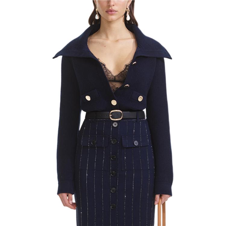 Self-portrait Свитшот Self portrait женский navy blue
Self-portrait Свитшот Self portrait женский navy blue