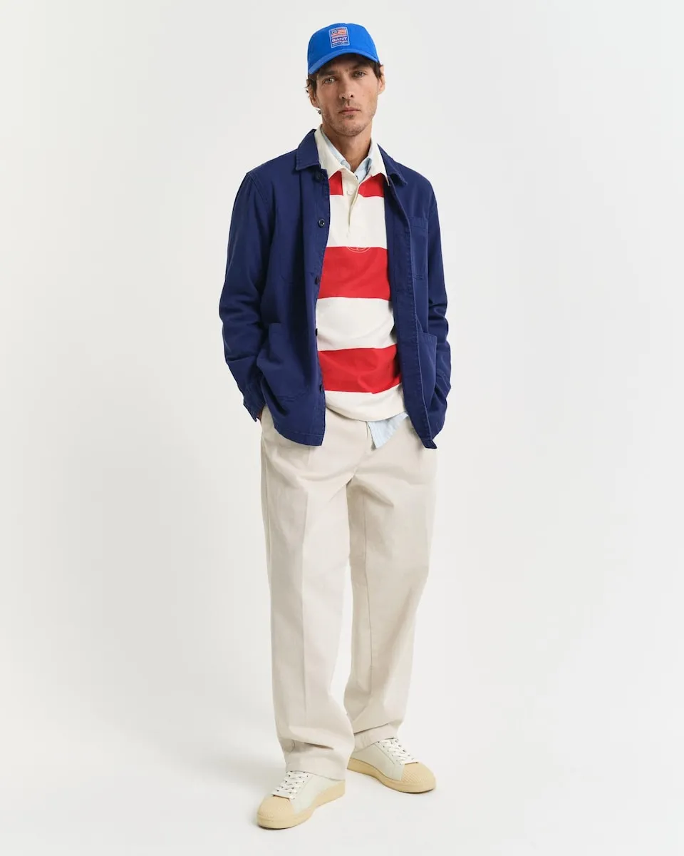 Мужская рубашка поло с длинными рукавами и полосатым узором Gant, красный
Мужская рубашка поло с длинными рукавами и полосатым узором Gant, красный