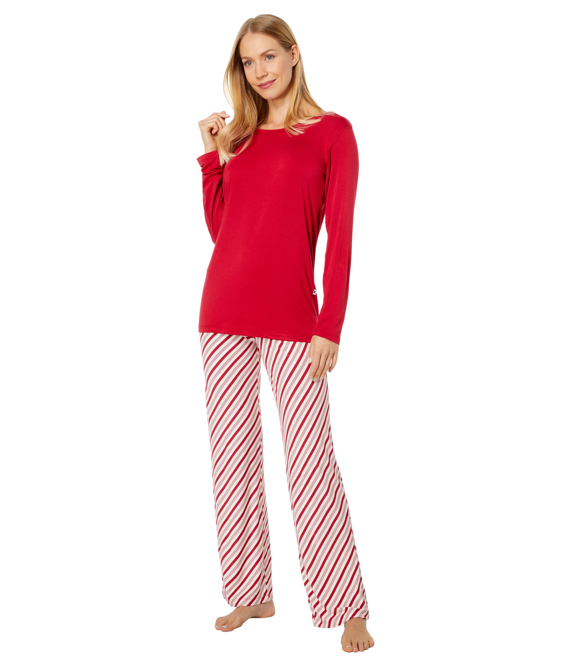 Пижама Kickee Pants Long Sleeve Loosey Goosey Tee & Pants Pj Set, Crimson Candy Cane Stripe
Пижама Kickee Pants Long Sleeve Loosey Goosey Tee & Pants Pj Set, Crimson Candy Cane Stripe