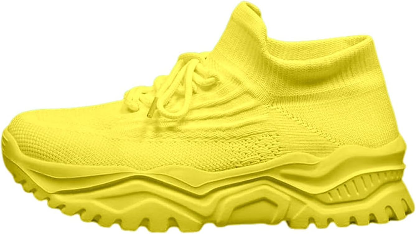 Женские ортопедические кроссовки из сетки, классические дышащие вязаные слипоны, легкие кроссовки с шнуровкой, низкие, удобные с поддержкой свода стопы, для бега и занятий в спортзале Baxtayel, желтый
Женские ортопедические кроссовки из сетки, классические дышащие вязаные слипоны, легкие кроссовки с шнуровкой, низкие, удобные с поддержкой свода стопы, для бега и занятий в спортзале Baxtayel, желтый