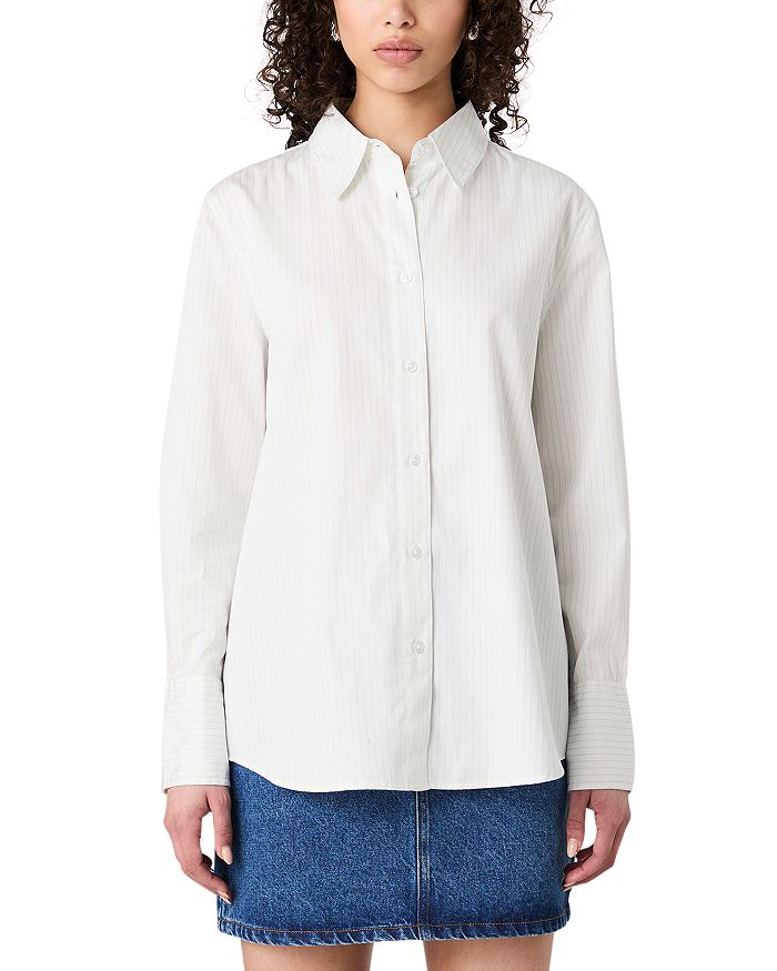 Рубашка в полоску FRENCH CONNECTION, белый
Рубашка в полоску FRENCH CONNECTION, белый