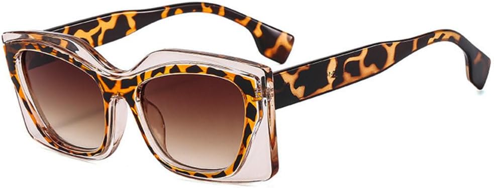 Модные двухцветные солнцезащитные очки для женщин и мужчин в винтажной оправе с леопардовым принтом, с защитой от синего света и прозрачными линзами, обеспечивающие защиту от ультрафиолета UV400 TYUVIVO, C2
Модные двухцветные солнцезащитные очки для женщин и мужчин в винтажной оправе с леопардовым принтом, с защитой от синего света и прозрачными линзами, обеспечивающие защиту от ультрафиолета UV400 TYUVIVO, C2