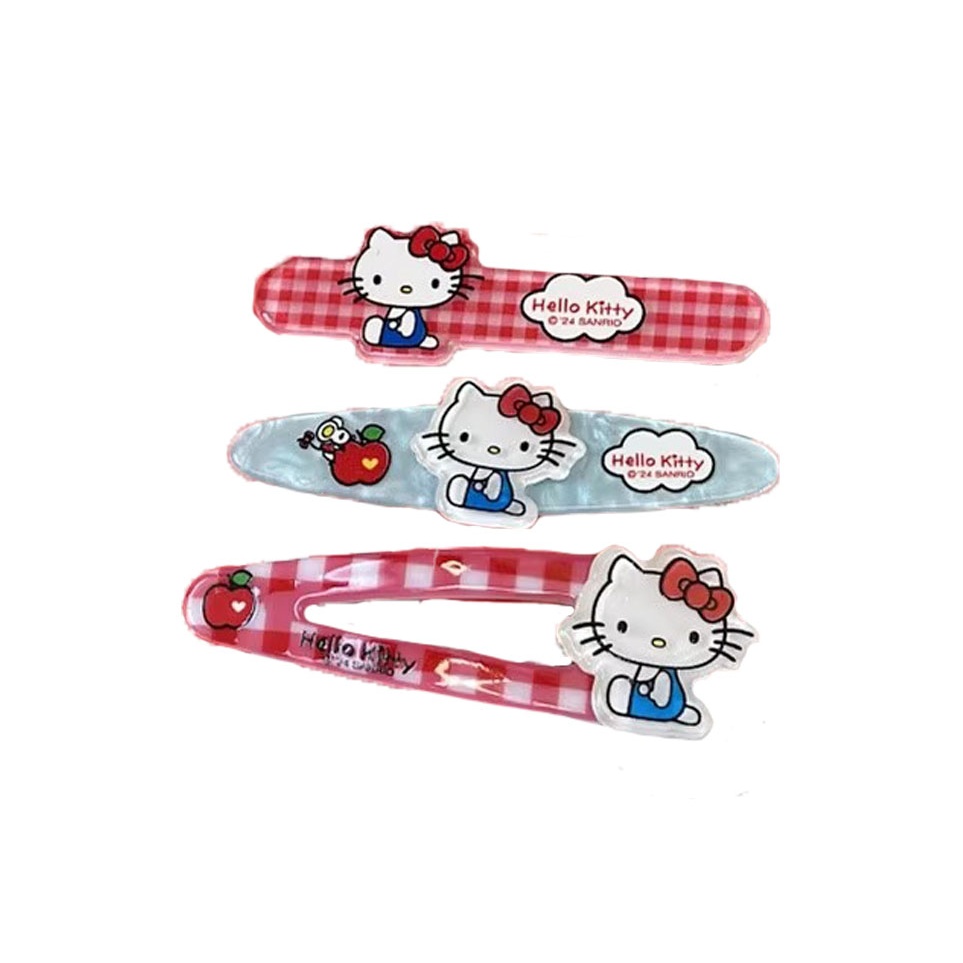 Акриловые заколки для волос Hello Kitty Sanrio, Plaid Style Set of 3
Акриловые заколки для волос Hello Kitty Sanrio, Plaid Style Set of 3