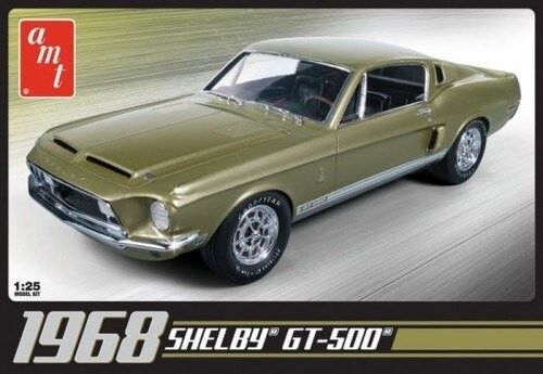 Пластиковая модель АМТ — Shelby GT500 1968 года выпуска. AMT 
Пластиковая модель АМТ — Shelby GT500 1968 года выпуска. AMT