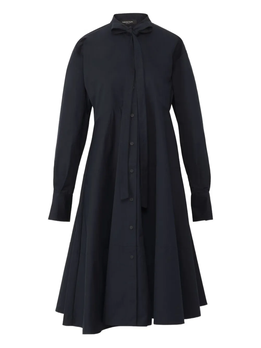 Платье миди с галстуком на шее Fabiana Filippi, синий
Платье миди с галстуком на шее Fabiana Filippi, синий