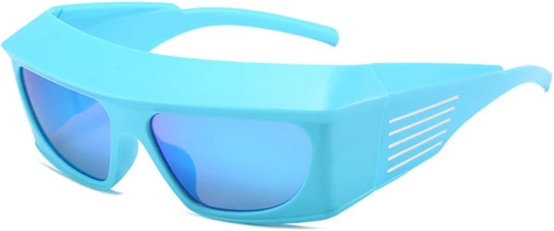 Большие спортивные солнцезащитные очки в стиле стимпанк для женщин и мужчин, прямоугольные очки в стиле панк, женские очки с защитой от УФ-излучения UV400 VVTWSSW, Blue Blue
Большие спортивные солнцезащитные очки в стиле стимпанк для женщин и мужчин, прямоугольные очки в стиле панк, женские очки с защитой от УФ-излучения UV400 VVTWSSW, Blue Blue