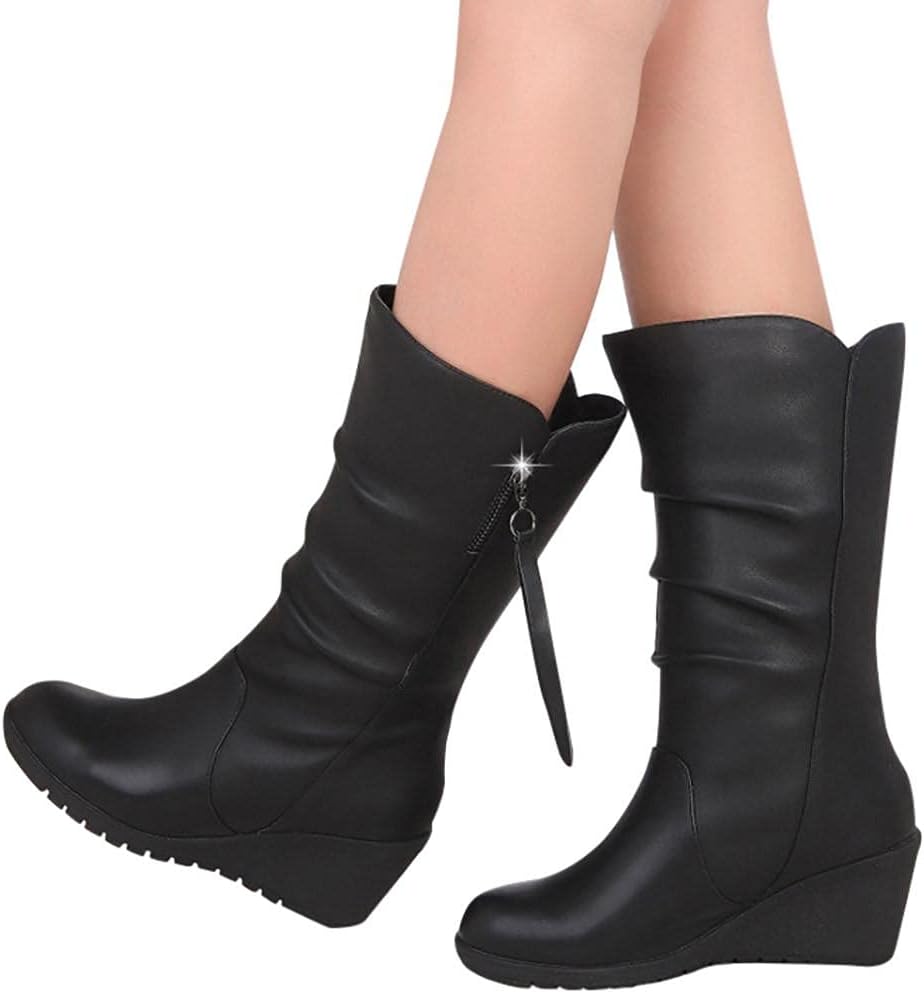 Женские ботильоны на высоком каблуке Hbeylia, модная повседневная обувь, с жатой кожей, круглым носком, массивным каблуком, ботинки средней высоты с боковой молнией, мягкие мотоботинки, длинные зимние и осенние стильные высокие ботинки, черный
Женские ботильоны на высоком каблуке Hbeylia, модная повседневная обувь, с жатой кожей, круглым носком, массивным каблуком, ботинки средней высоты с боковой молнией, мягкие мотоботинки, длинные зимние и осенние стильные высокие ботинки, черный