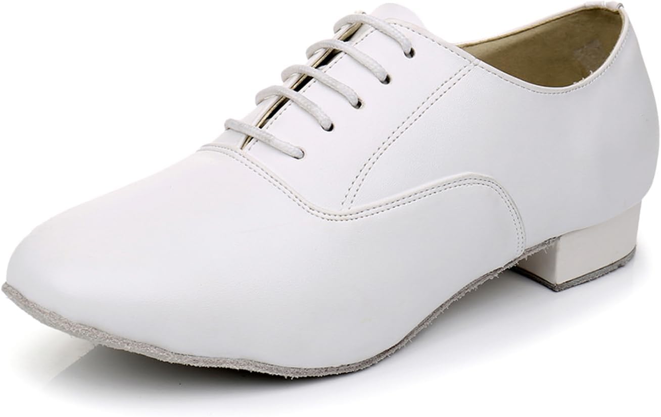 Мужские кожаные танцевальные туфли SWDZM для стандартного и латинского танго, современных танцев, профессиональные тренировочные туфли, 8002-white-suede Sole
Мужские кожаные танцевальные туфли SWDZM для стандартного и латинского танго, современных танцев, профессиональные тренировочные туфли, 8002-white-suede Sole