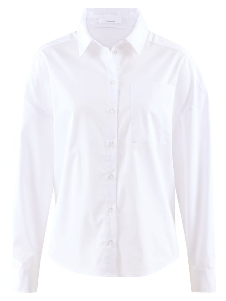 Блузка ярко-белого цвета Tamaris
Блузка ярко-белого цвета Tamaris