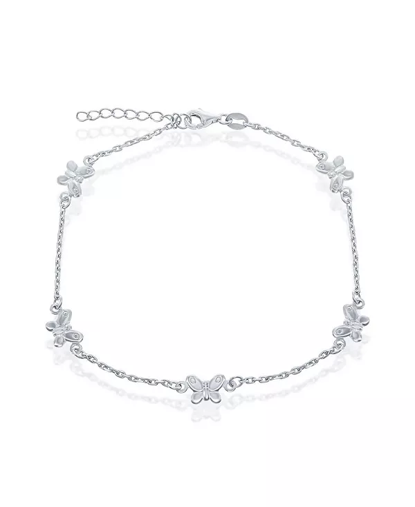 Серебряный браслет-бабочка на лодыжку Simona, silver
Серебряный браслет-бабочка на лодыжку Simona, silver
