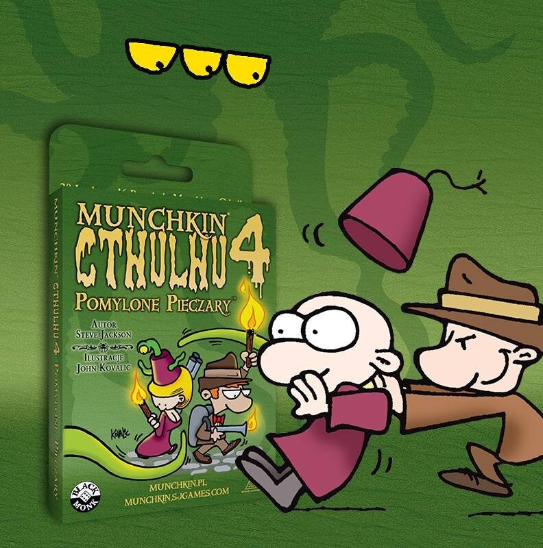 Дополнение к игре Munchkin Cthulhu 4 - Помилон Цари, Черный Монах Black Monk 
Дополнение к игре Munchkin Cthulhu 4 - Помилон Цари, Черный Монах Black Monk