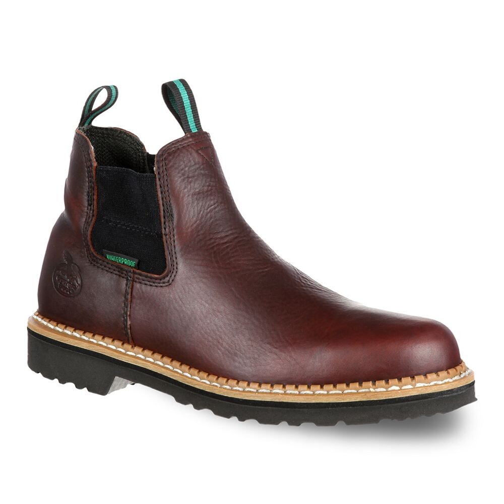 Georgia Boots Мужские водонепроницаемые рабочие ботинки челси Georgia Giant High Romeo, цвет Soggy Brown
Georgia Boots Мужские водонепроницаемые рабочие ботинки челси Georgia Giant High Romeo, цвет Soggy Brown