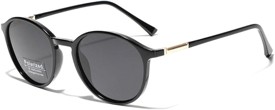 Полуметаллические круглые солнцезащитные очки в стиле ретро для женщин, поляризованные солнцезащитные очки для мужчин, серые и зеленые, с защитой от УФ-излучения UV400, летний стиль VFDHN, Black Gold Frame
Полуметаллические круглые солнцезащитные очки в стиле ретро для женщин, поляризованные солнцезащитные очки для мужчин, серые и зеленые, с защитой от УФ-излучения UV400, летний стиль VFDHN, Black Gold Frame