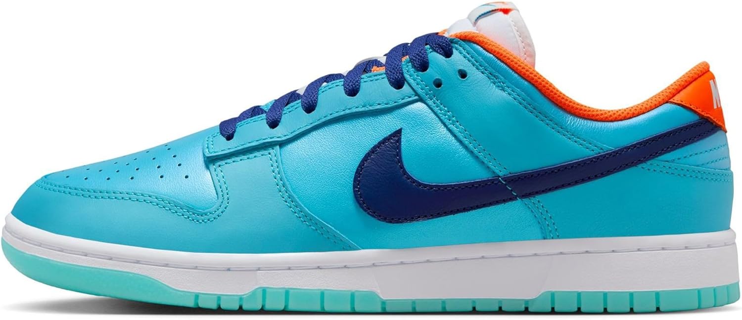 Мужские кроссовки Nike Dunk Low, белый/синий/оранжевый
Мужские кроссовки Nike Dunk Low, белый/синий/оранжевый