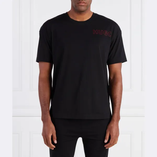 Однотонная футболка стандартного кроя Hugo, черный
Однотонная футболка стандартного кроя Hugo, черный