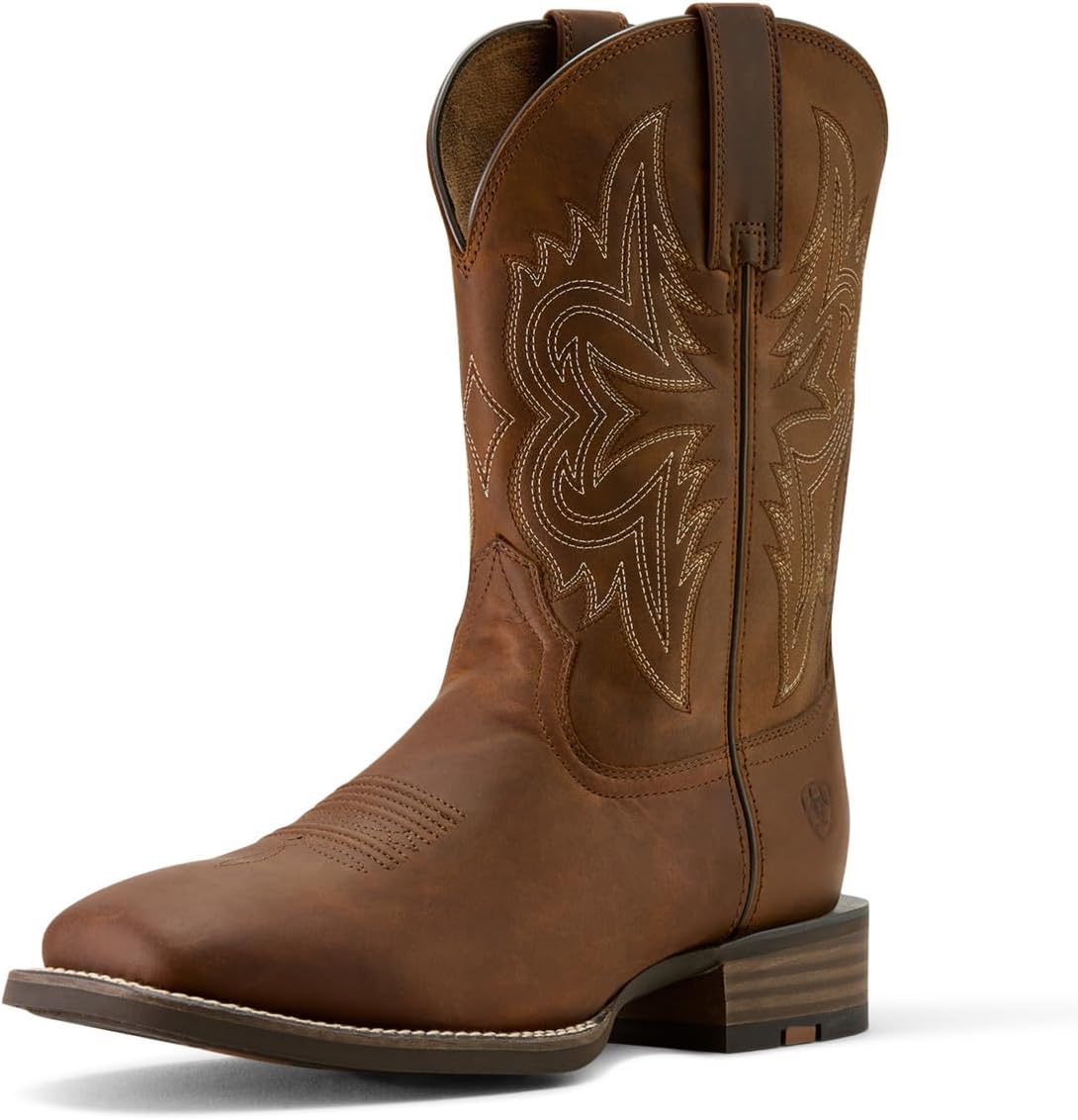 Мужские ковбойские сапоги ARIAT Western Big Rig с широкой квадратной ноской, коричневый
Мужские ковбойские сапоги ARIAT Western Big Rig с широкой квадратной ноской, коричневый