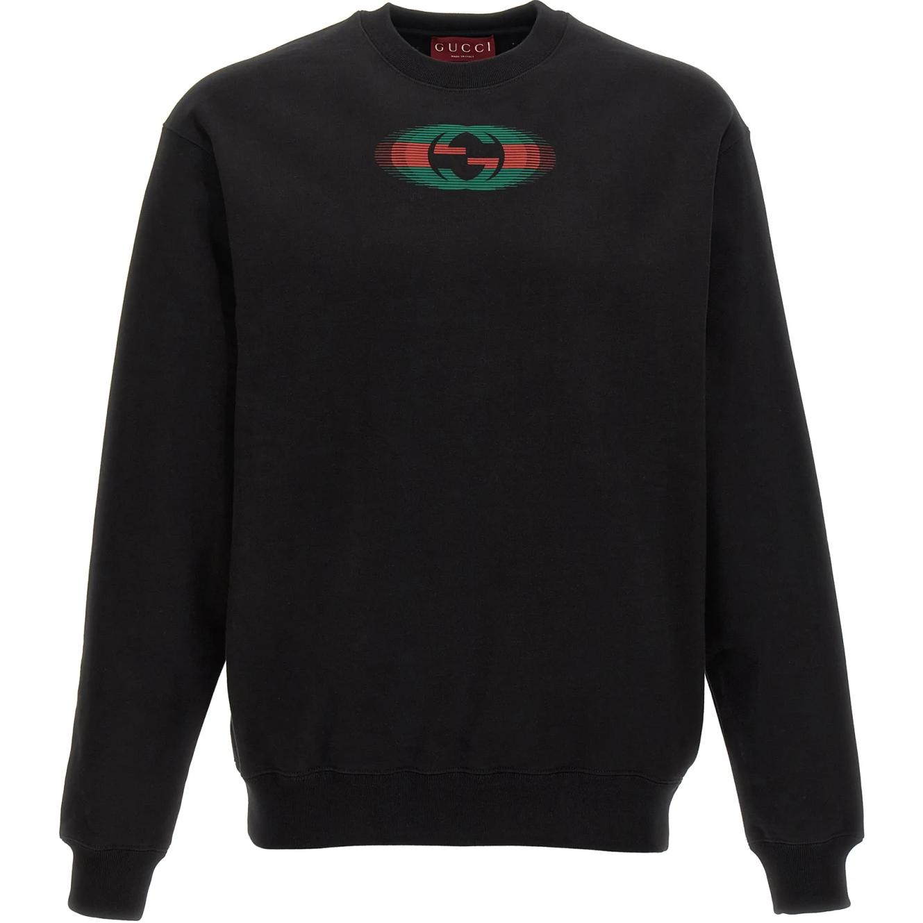 Свитшот с принтом логотипа GUCCI, черный
Свитшот с принтом логотипа GUCCI, черный