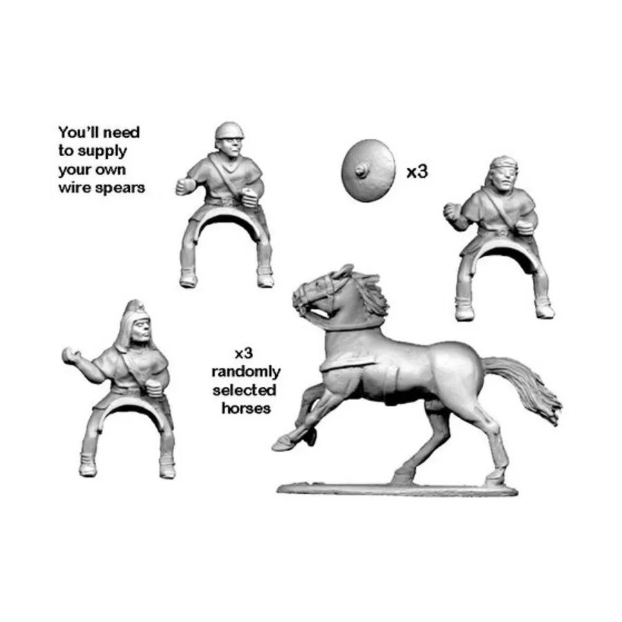 Испанская легкая кавалерия, Historical Miniatures - Ancient - Spanish (28mm) (Crusader Miniatures)
Испанская легкая кавалерия, Historical Miniatures - Ancient - Spanish (28mm) (Crusader Miniatures)