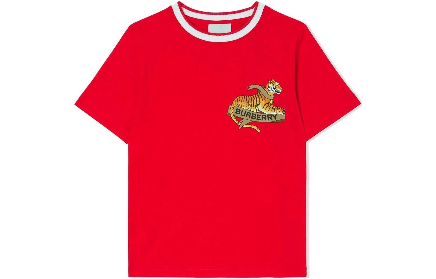 Футболка детская Burberry с рисунком тигра, красный
Футболка детская Burberry с рисунком тигра, красный