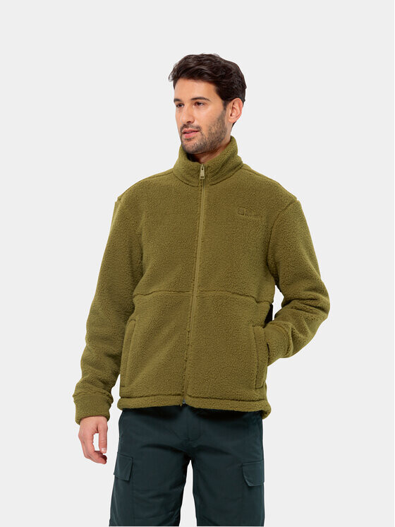 Флисовая куртка стандартного кроя Jack Wolfskin, хаки
Флисовая куртка стандартного кроя Jack Wolfskin, хаки