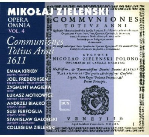 CD диск Zeilenski / Bialko / Ferfoglia / Frederiksen: Polish Early Music: Zielenski Opera Omnia 4
CD диск Zeilenski / Bialko / Ferfoglia / Frederiksen: Polish Early Music: Zielenski Opera Omnia 4