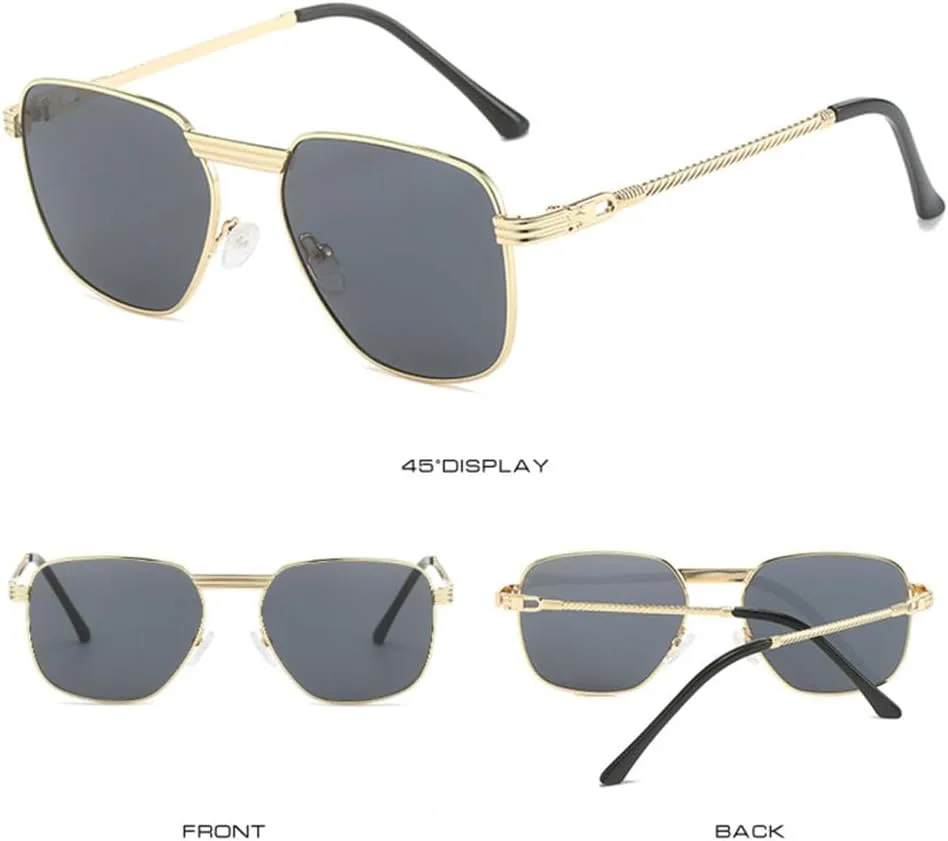 Женские солнцезащитные очки в стиле ретро с металлическим покрытием, градиентные, для активного отдыха, мужские солнцезащитные очки UV400 LXLHWN, Gold Blue
Женские солнцезащитные очки в стиле ретро с металлическим покрытием, градиентные, для активного отдыха, мужские солнцезащитные очки UV400 LXLHWN, Gold Blue