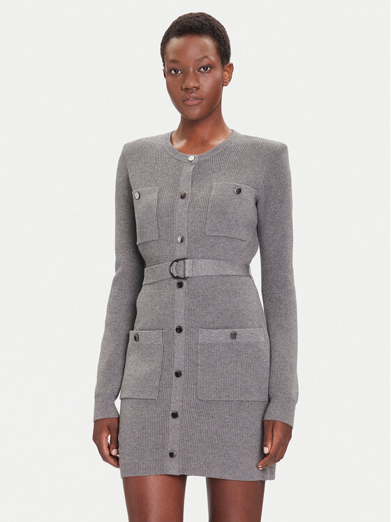 Вязаное платье slim fit MF5371 MS99E Liu Jo, серый
Вязаное платье slim fit MF5371 MS99E Liu Jo, серый