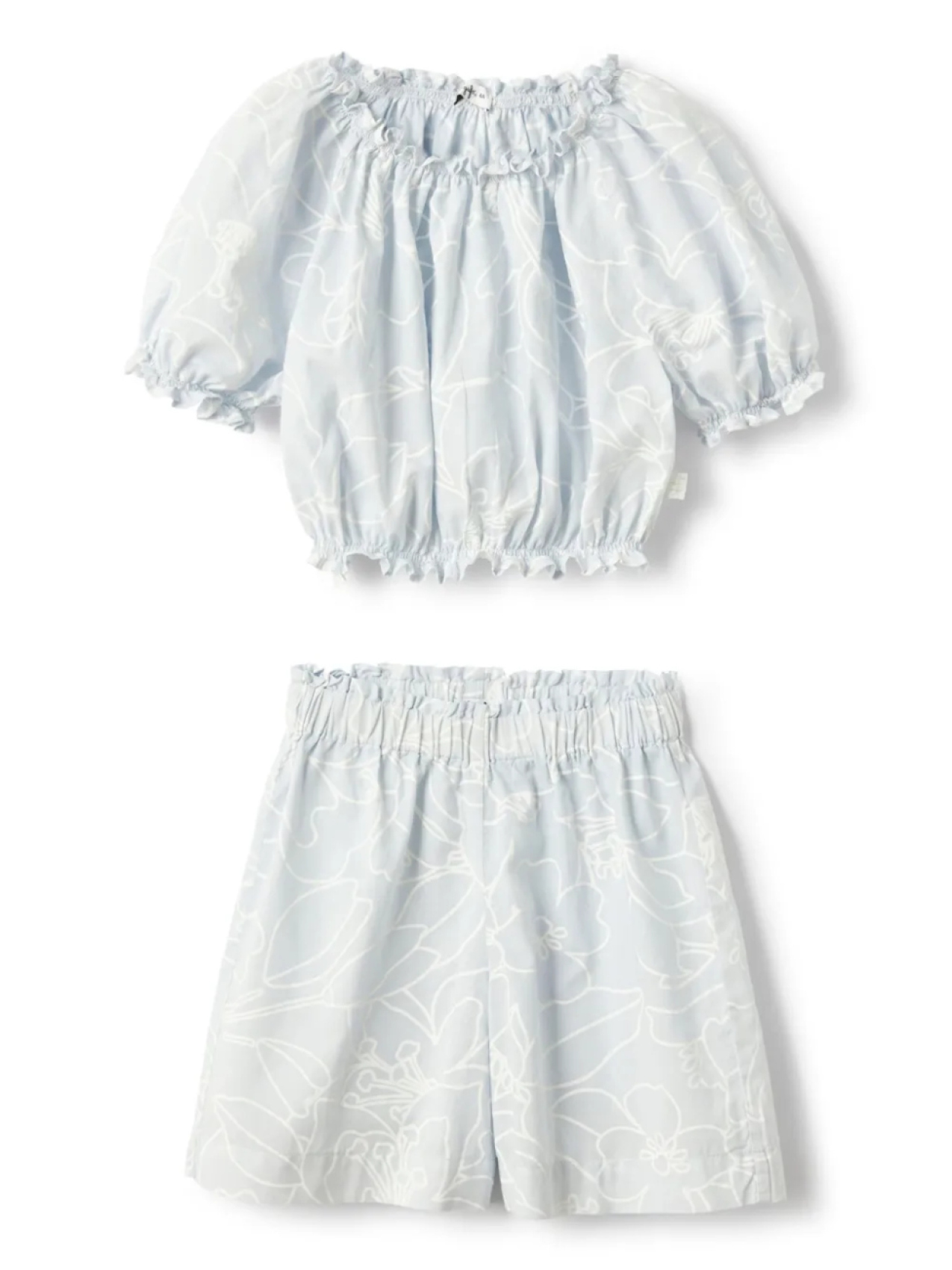 Шорты Il Gufo с цветочным принтом (комплект из двух штук), синий
Шорты Il Gufo с цветочным принтом (комплект из двух штук), синий