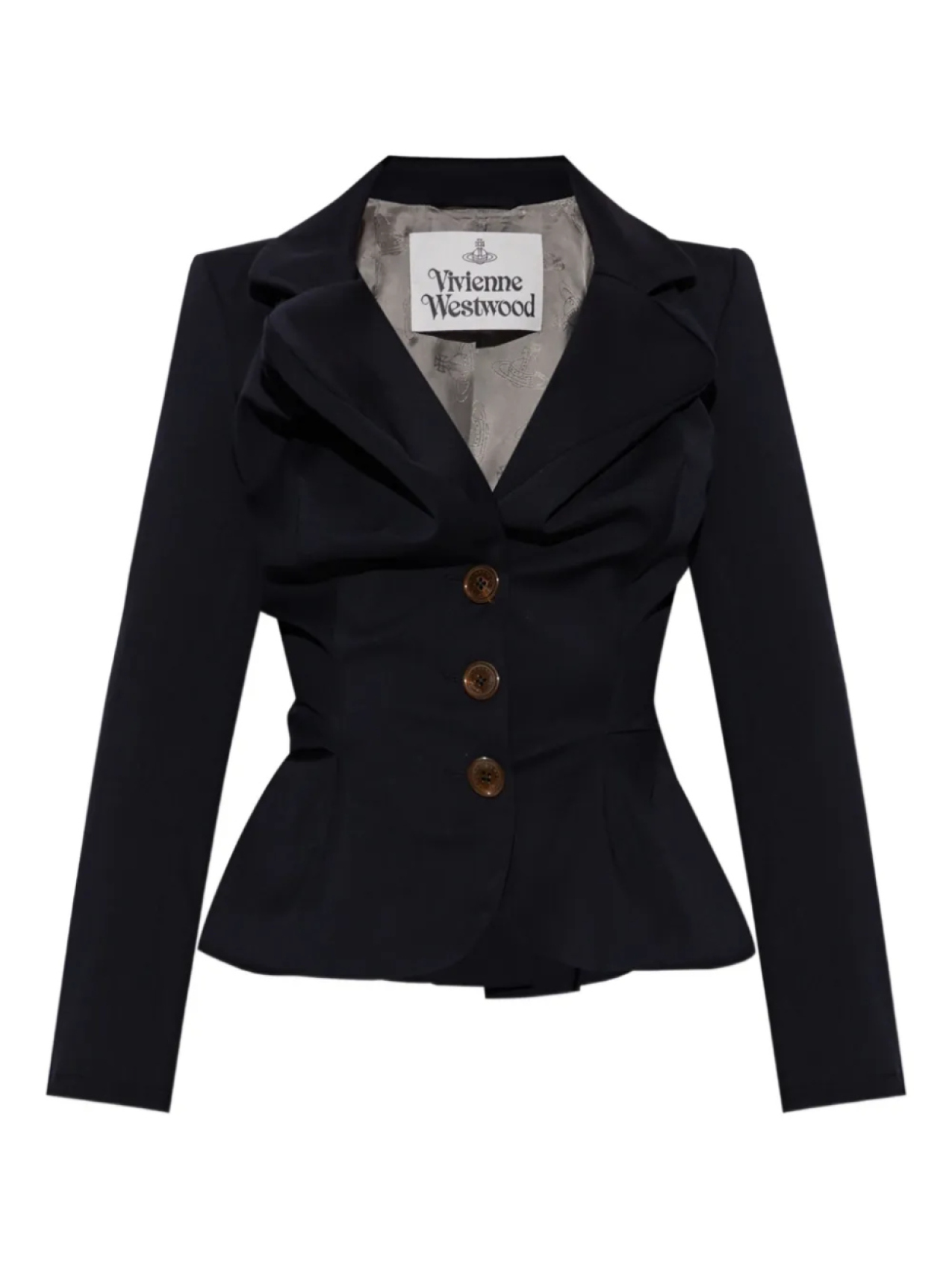 Блейзер с баской Vivienne Westwood, черный
Блейзер с баской Vivienne Westwood, черный