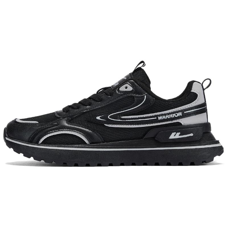 WARRIOR Низкие повседневные туфли мужские черные 
WARRIOR Низкие повседневные туфли мужские черные