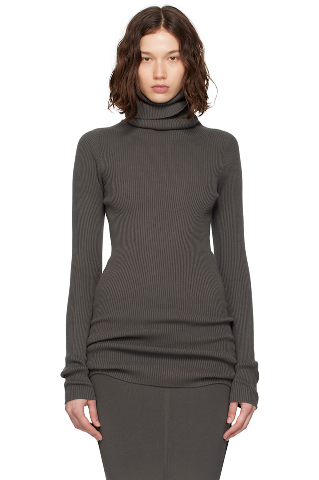 Конкордианс ребристый вязаный водолазный джемпер Rick Owens, цвет dark dust
Конкордианс ребристый вязаный водолазный джемпер Rick Owens, цвет dark dust