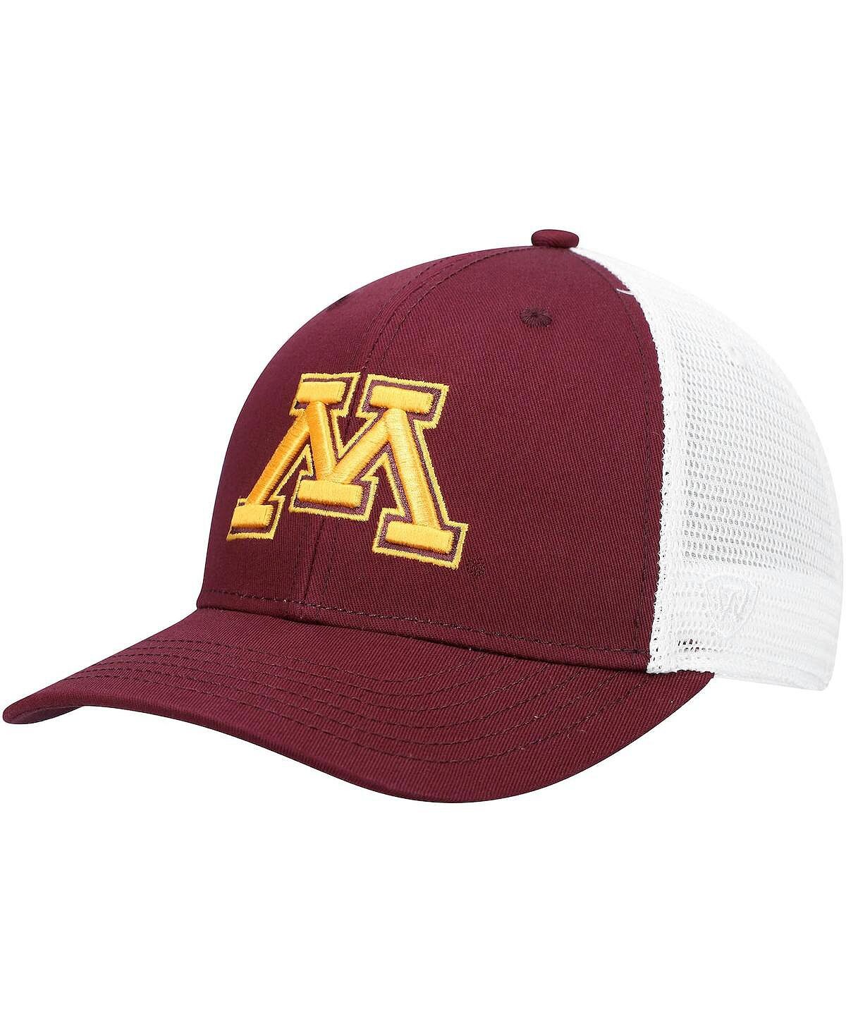Мужская бордово-белая кепка Minnesota Golden Gophers Trucker Snapback Top of the World
Мужская бордово-белая кепка Minnesota Golden Gophers Trucker Snapback Top of the World