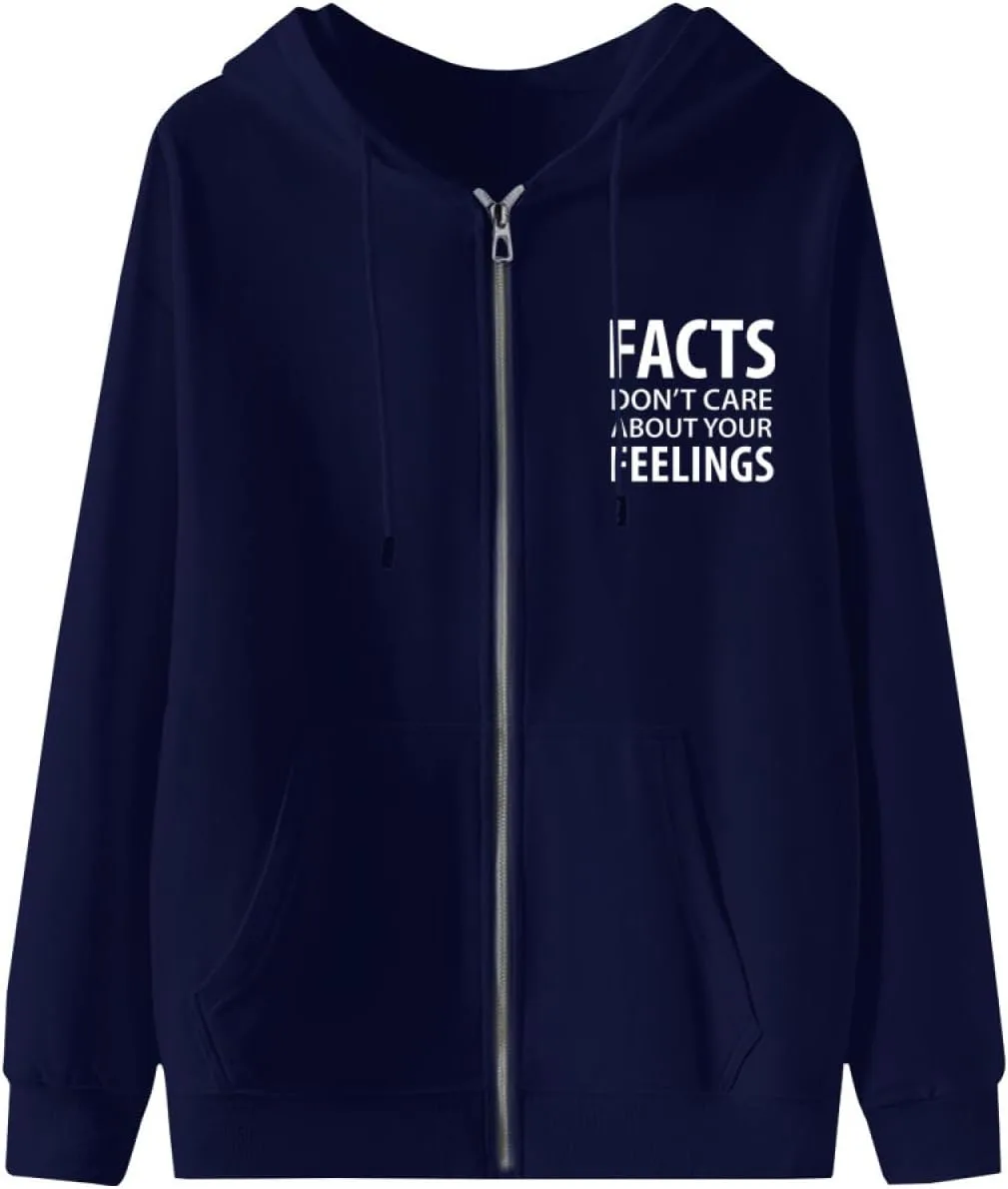 Толстовка с капюшоном Facts Don't Care About Your Feelings на молнии ITPHOYS
Толстовка с капюшоном Facts Don't Care About Your Feelings на молнии ITPHOYS