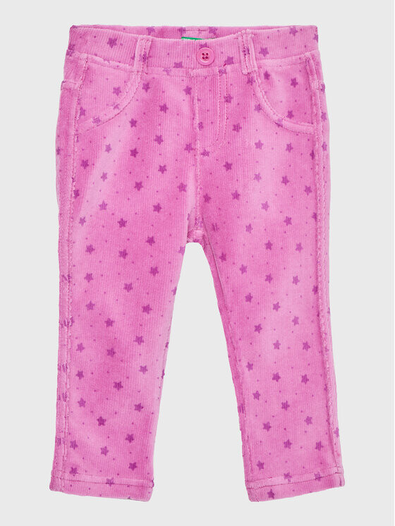 Тканевые брюки стандартного кроя United Colors Of Benetton, розовый 
Тканевые брюки стандартного кроя United Colors Of Benetton, розовый