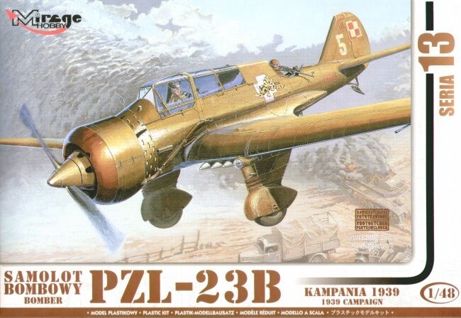Комплект модели PZL23B Карась Mirage
Комплект модели PZL23B Карась Mirage