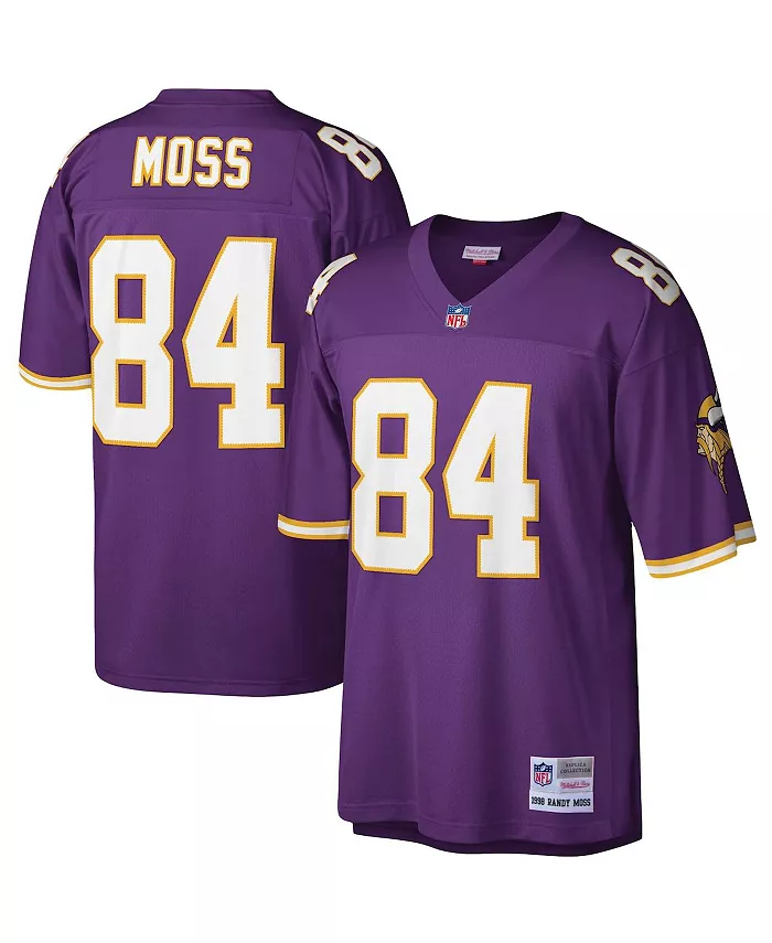 Мужская реплика джерси Randy Moss в фиолетовом цвете Minnesota Vikings Legacy Mitchell & Ness
Мужская реплика джерси Randy Moss в фиолетовом цвете Minnesota Vikings Legacy Mitchell & Ness